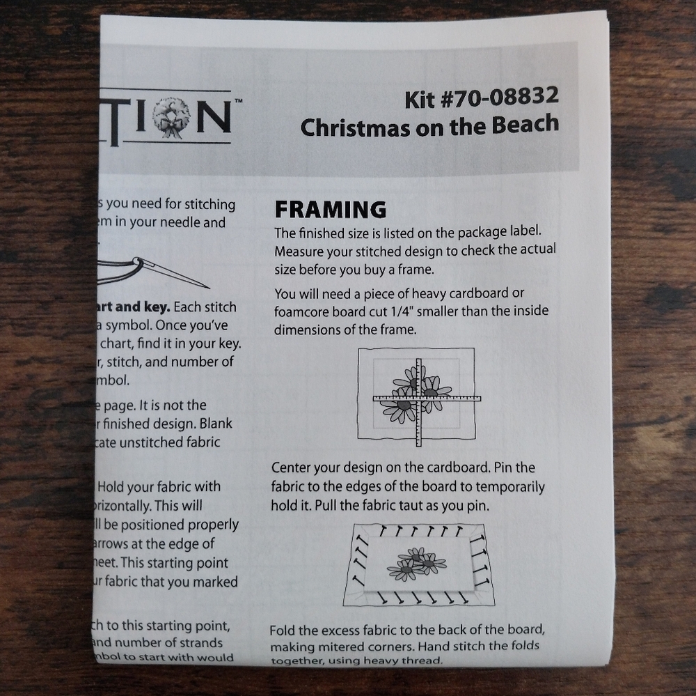 Dimensions Gold Collection Christmas On The Beach Kit Counted Cross Stitch New - Picture 7 of 12